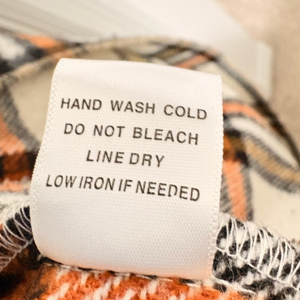 Fashion Nova Plaid Trench Coat - Cream, Black, Brown, Tan - Picture 4 of 4